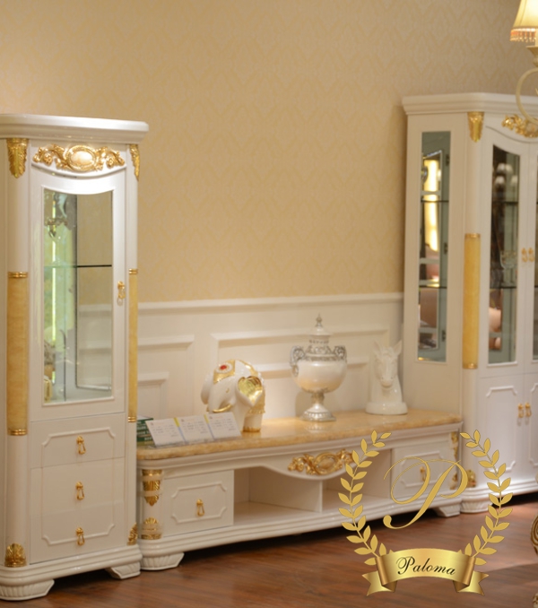 Kệ Tivi Cổ Điển Châu Âu MS02