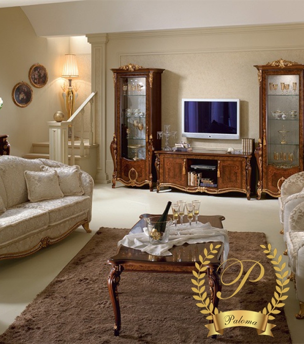 Kệ Tivi Cổ Điển Châu Âu MS04