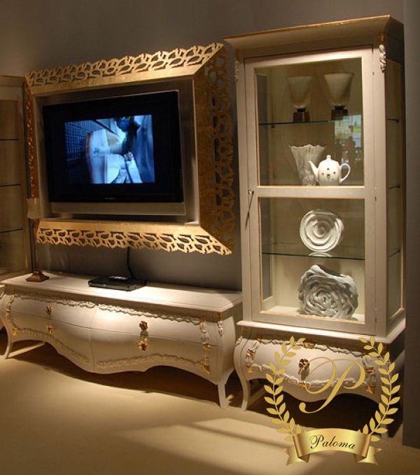 Kệ Tivi Cổ Điển Châu Âu MS05