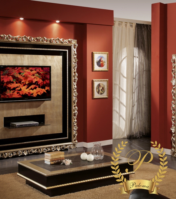 Kệ Tivi Cổ Điển Châu Âu MS06