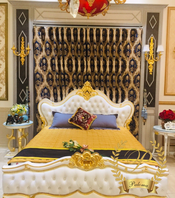 Giường Ngủ Tân Cổ Điển Châu Âu GN12