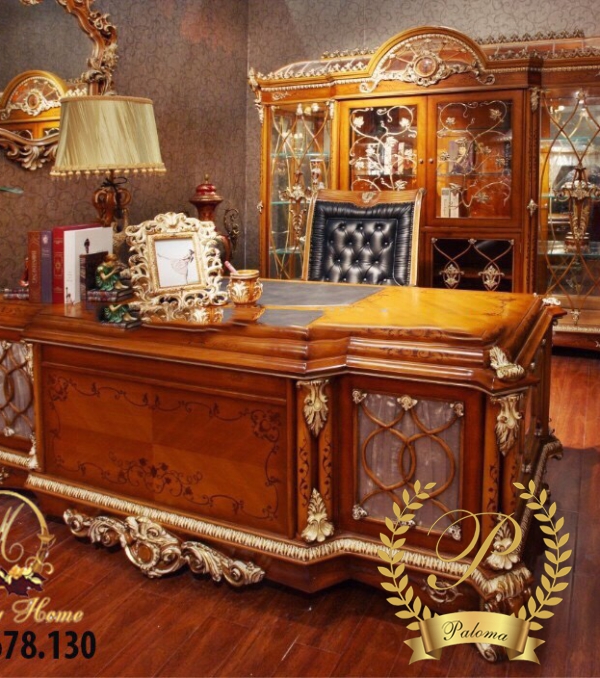 Bàn Làm Việc Cổ Điển Châu Âu MS12