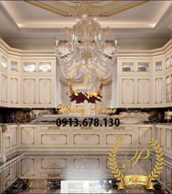 Tủ Bếp Cổ Điển Châu Âu TB01