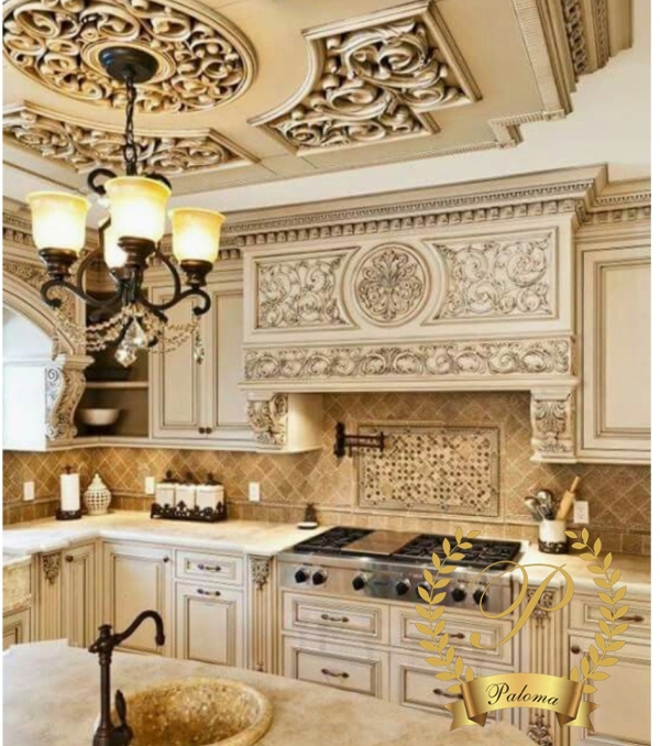 Tủ Bếp Cổ Điển Châu Âu TB19