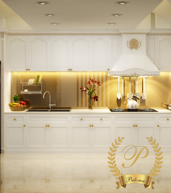 Tủ Bếp Cổ Điển Châu Âu TB32