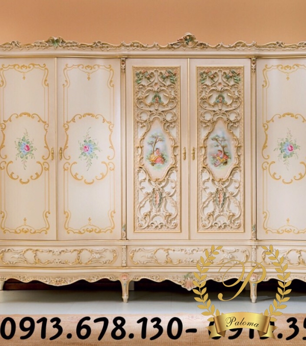 Tủ Áo Cổ Điển Châu Âu TA09
