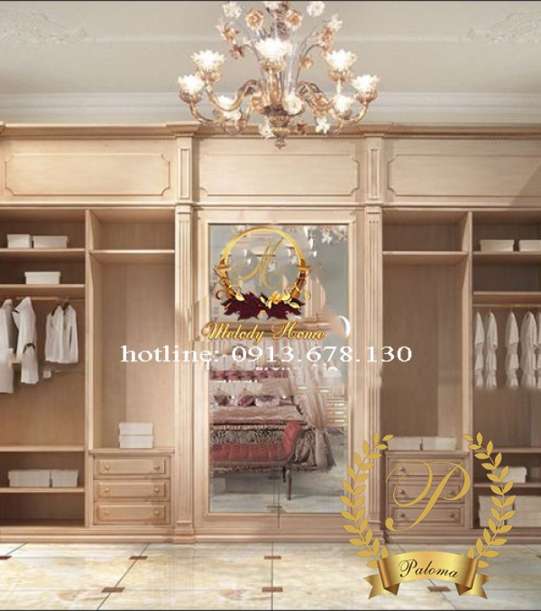 Tủ Áo Cổ Điển Châu Âu TA08