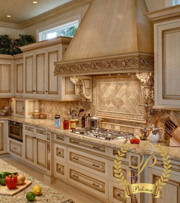 Tủ Bếp Cổ Điển Châu Âu TB26