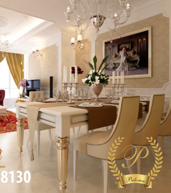 Bàn ăn Tân cổ điển Châu Âu BA14