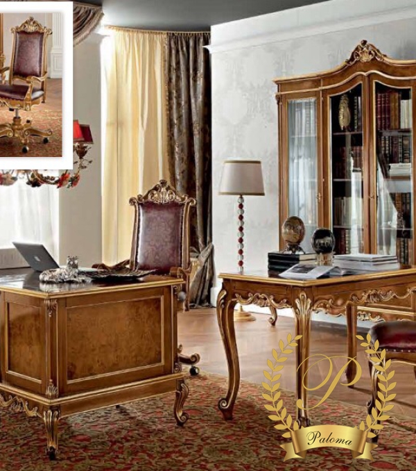 Bàn Làm Việc Tân Cổ Điển Châu Âu MS01