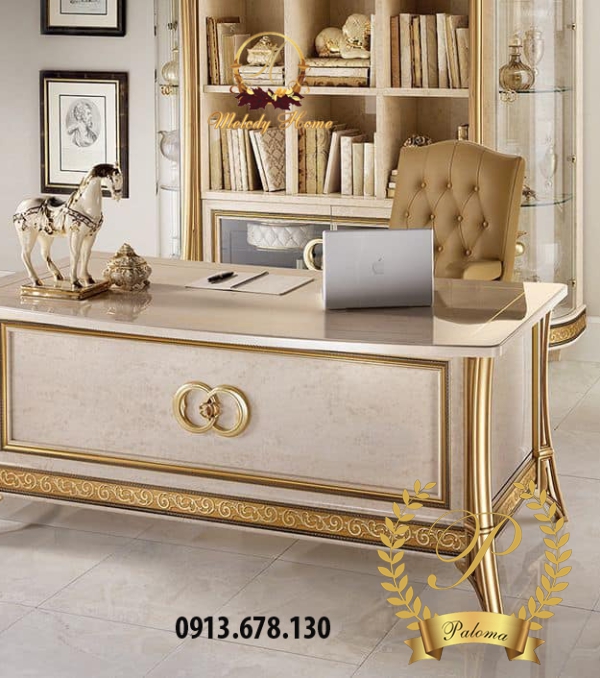 Bàn Làm Việc Cổ Điển Châu Âu MS03