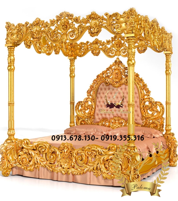 Giường Ngủ Cổ Điển Châu Âu GN 01