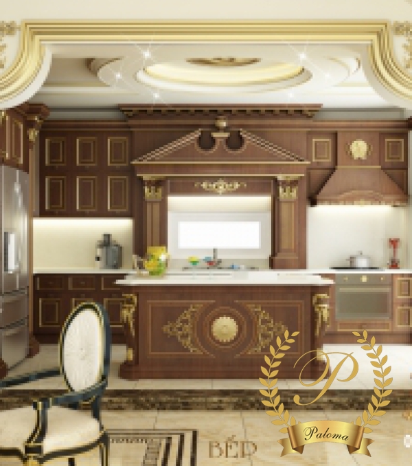 Tủ Bếp Cổ Điển Châu Âu TB04
