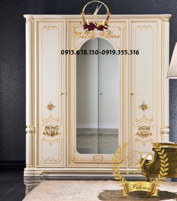 Tủ Áo Tân Cổ Điển Châu Âu MS13