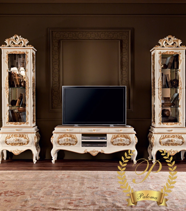 Kệ Tivi Cổ Điển Châu Âu MS15