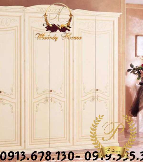 Tủ Áo Tân Cổ Điển Châu Âu MS05