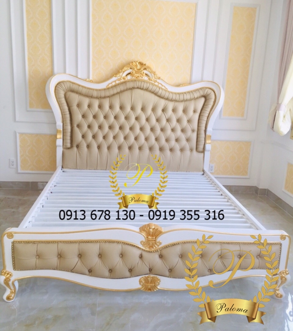 Giường Ngủ Tân Cổ Điển Châu Âu GN17