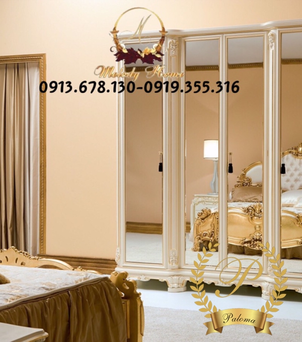 Tủ Áo Tân Cổ Điển Châu Âu MS14