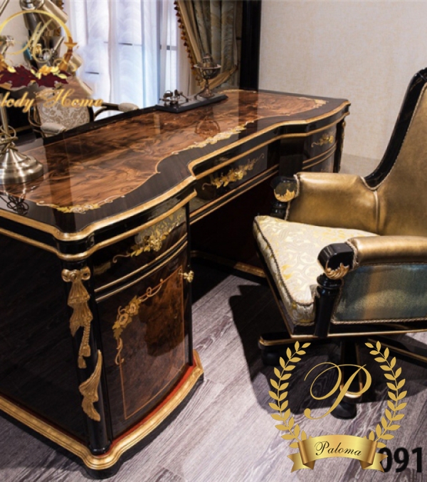 Bàn Làm Việc Cổ Điển Châu Âu MS06