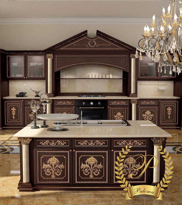 Tủ Bếp Cổ Điển Châu Âu TB36