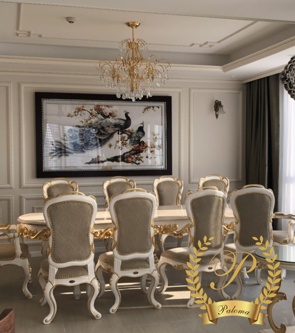 Bàn ăn Tân cổ điển Châu Âu BA12