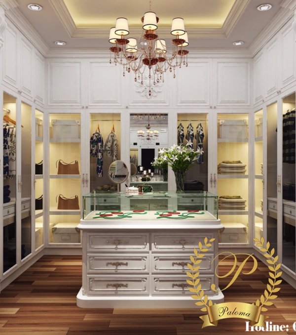 Tủ Áo Tân Cổ Điển Châu Âu MS11