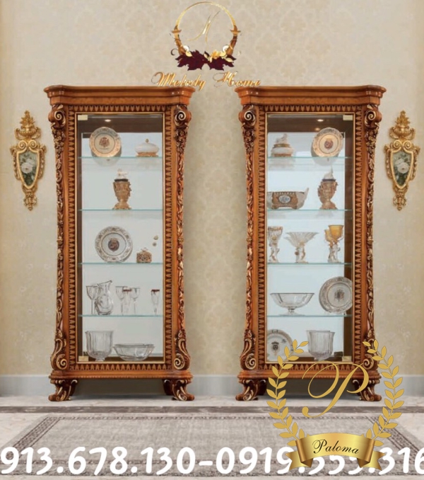 Tủ Rượu Tân Cổ Điển Châu Âu MS08