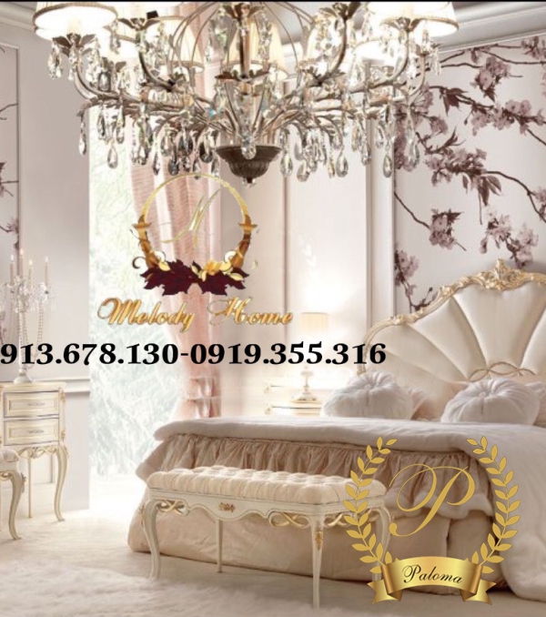 Giường Ngủ Tân Cổ Điển Châu Âu GN21