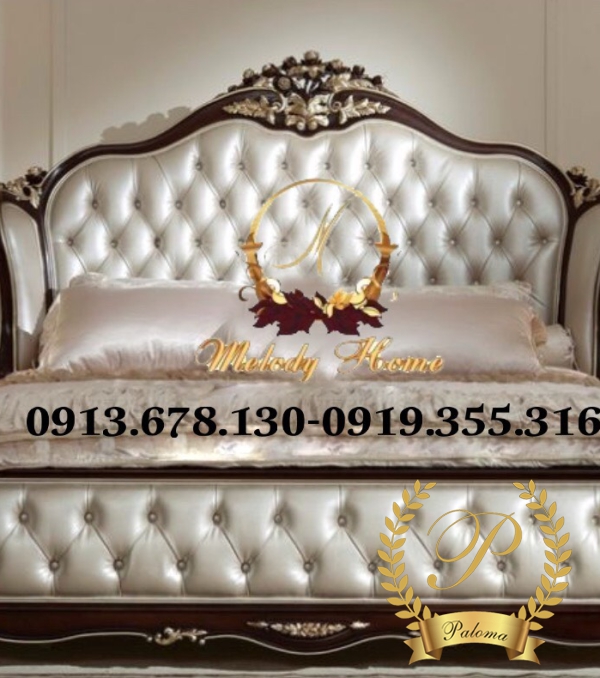 Giường Ngủ Tân Cổ Điển Châu Âu GN24