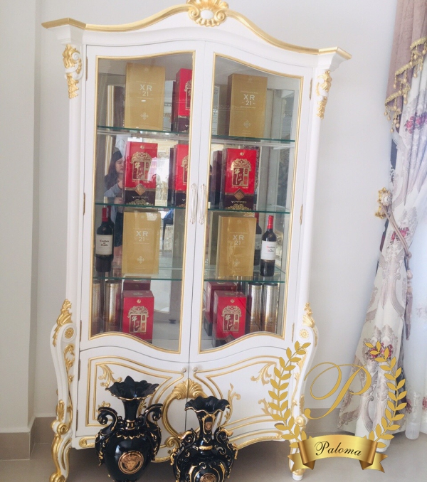 Tủ Rượu Tân Cổ Điển Châu Âu MS03