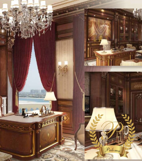 Bàn Làm Việc Tân Cổ Điển Châu Âu MS10