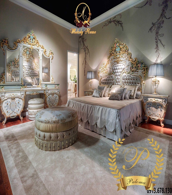 Giường Ngủ Cổ Điển Châu Âu GN 13