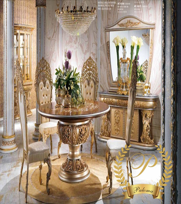 Bàn Ăn Cổ Điển Châu Âu  BA47