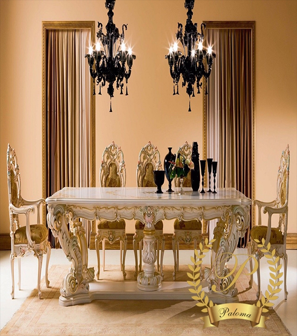 Bàn Ăn Cổ Điển Châu Âu  BA46