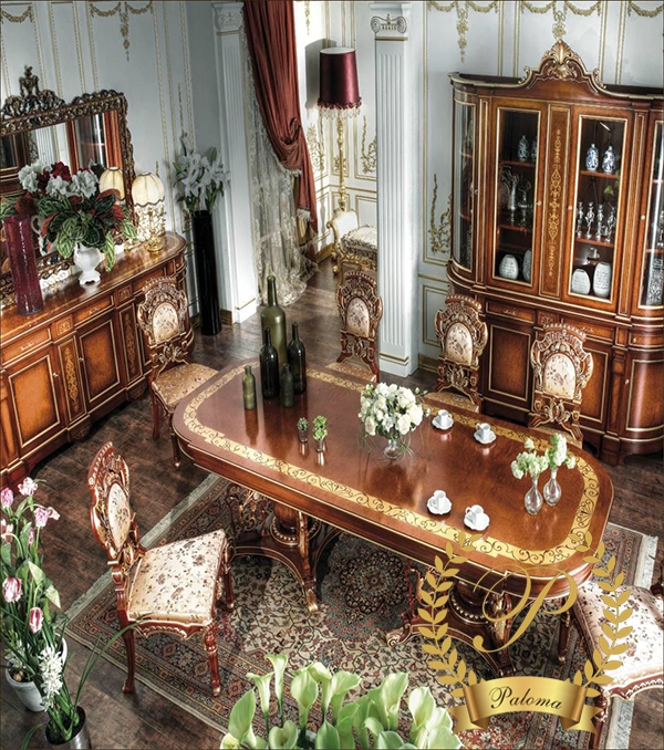 Bàn Ăn Cổ Điển Châu Âu  BA45