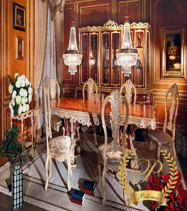 Bàn Ăn Cổ Điển Châu Âu  BA43