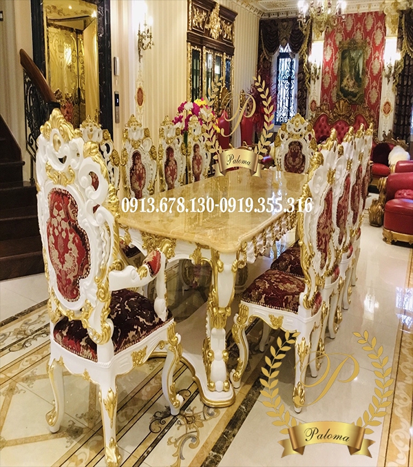 Bàn Ăn Cổ Điển Châu Âu BA31