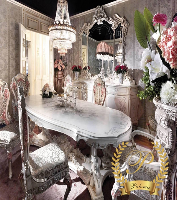 Bàn Ăn Cổ Điển Châu Âu BA24