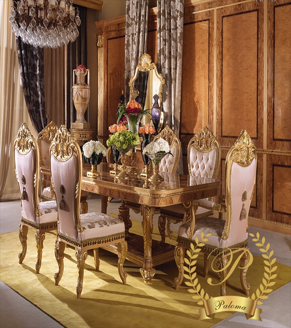 Bàn ăn cổ điển Châu Âu BA21