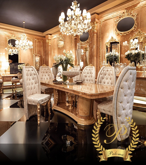 Bàn ăn cổ điển Châu Âu BA20