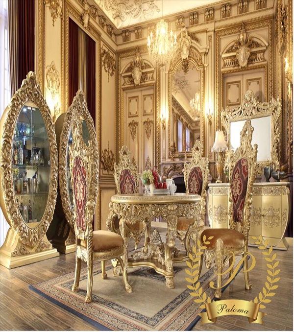 Bàn ăn cổ điển Châu Âu BA19