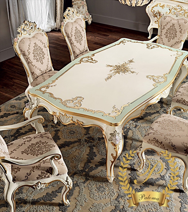 Bàn ăn cổ điển Châu Âu BA18