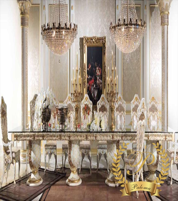 Bàn ăn cổ điển Châu Âu BA16