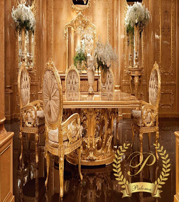 Bàn ăn cổ điển Châu Âu BA12