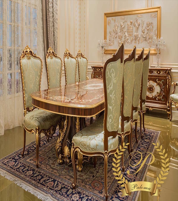 Bàn ăn cổ điển Châu Âu BA11