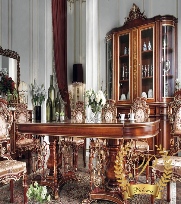 Bàn ăn cổ điển Châu Âu BA10