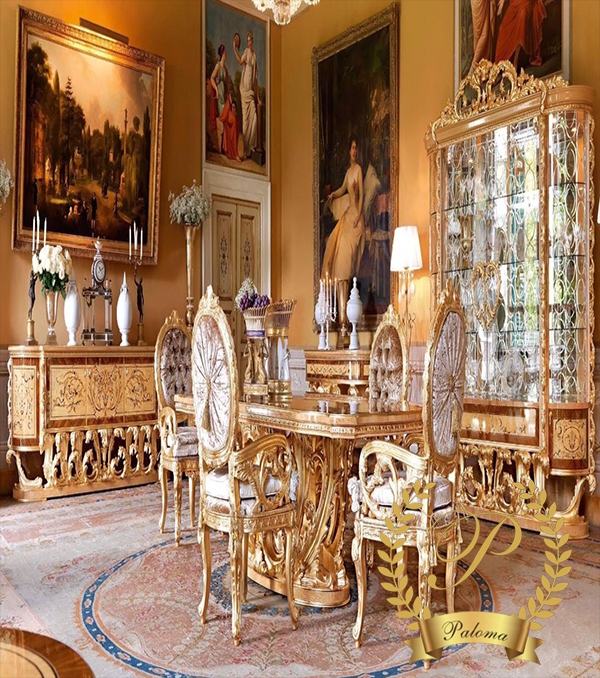 Bàn ăn cổ điển Châu Âu BA07