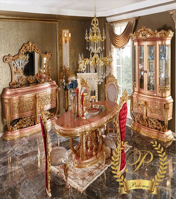 Bàn ăn cổ điển Châu Âu BA06