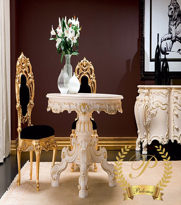 Bàn ăn cổ điển Châu Âu BA04